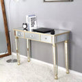 Three Drawers Mirror Table Dressing Table Console Table