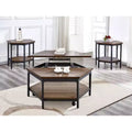 Steve Silver Co. Ultimo Hexagon Lift Top Metal Cocktail Brown